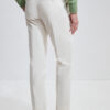 Two-Pleat Cut Trousers / Cotton Chino