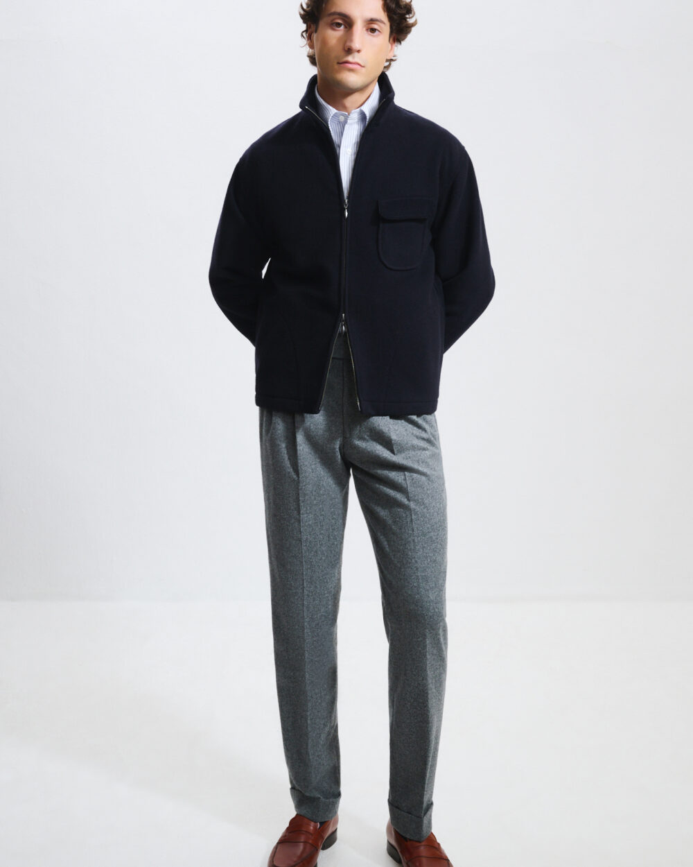 Pantalon Coupe Deux Pinces / Flanelle