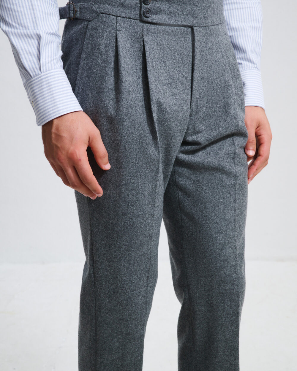 Pantalon Coupe Deux Pinces / Flanelle