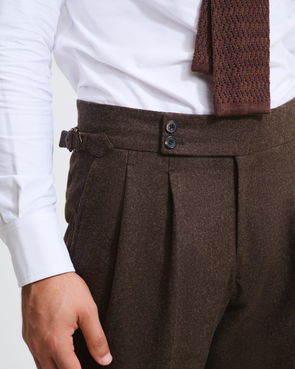 Pantalon Coupe Deux Pinces / Flanelle
