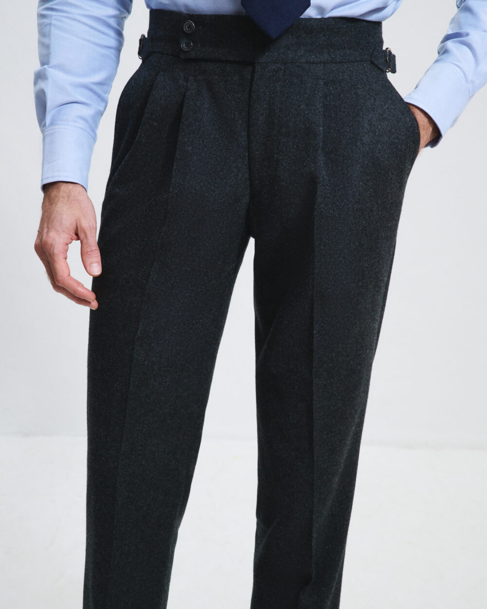 Pantalon Coupe Deux Pinces / Flanelle