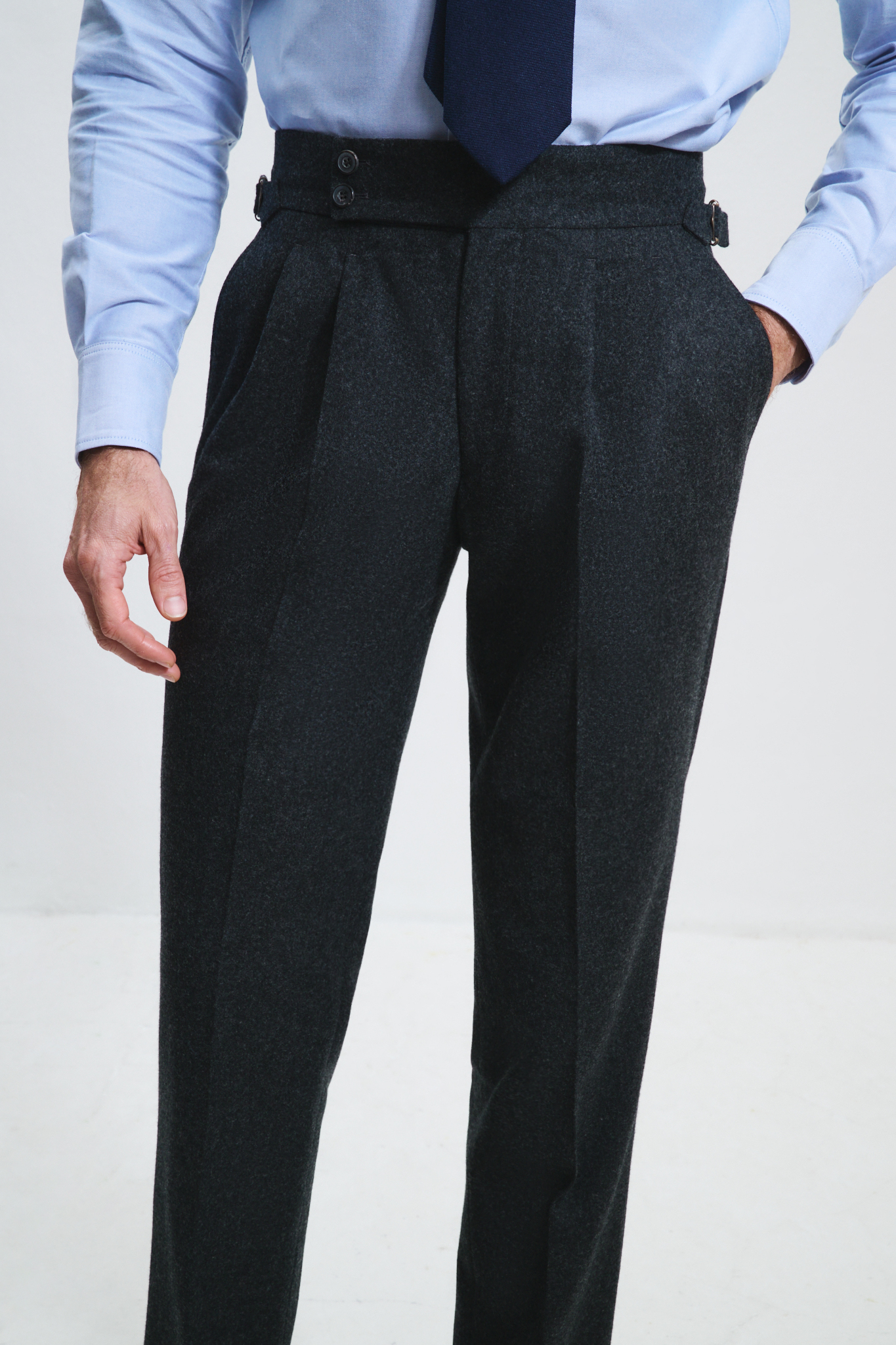 Pantalon Coupe Deux Pinces / Flanelle