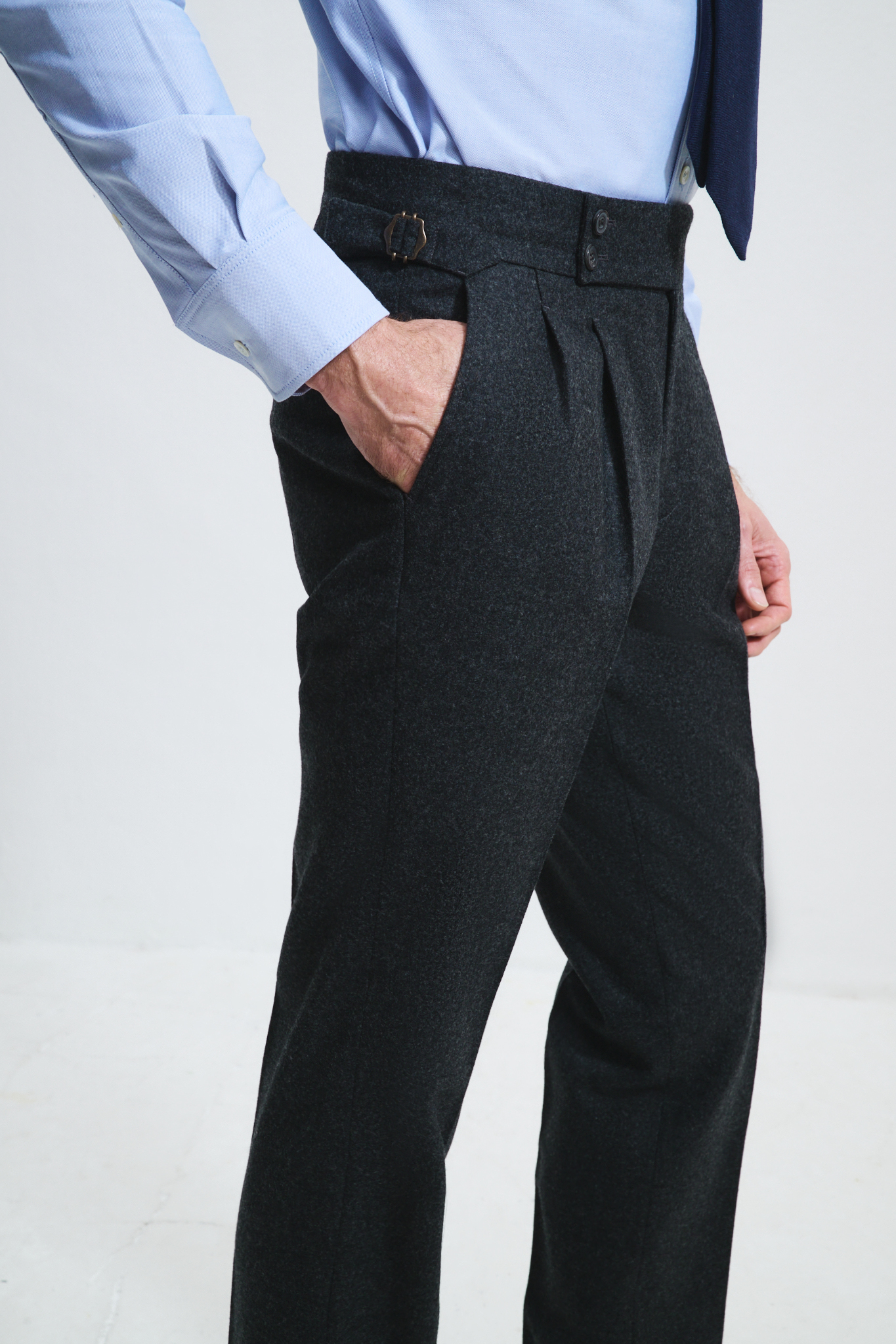 Pantalon Coupe Deux Pinces / Flanelle