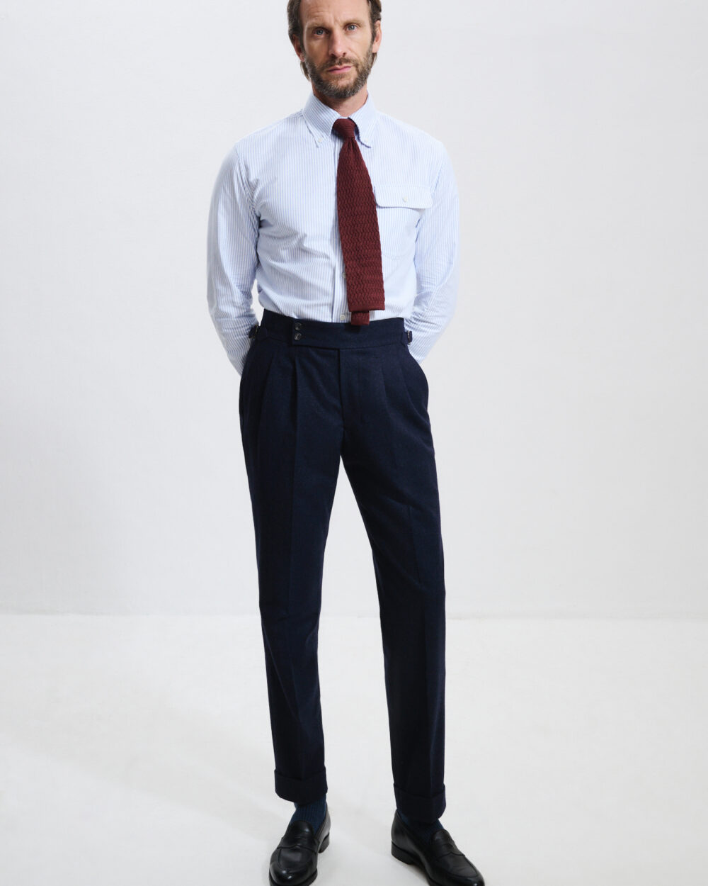 Pantalon Coupe Deux Pinces / Flanelle