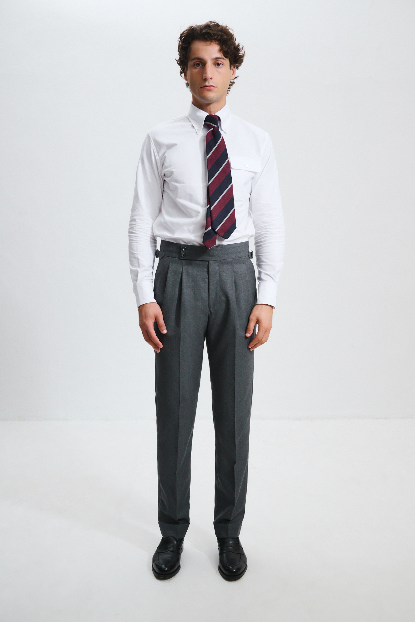 Pantalon Coupe Deux Pinces / Laine Super 120