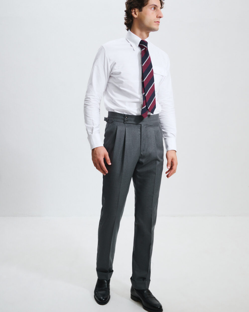 Pantalon Coupe Deux Pinces / Laine Super 120