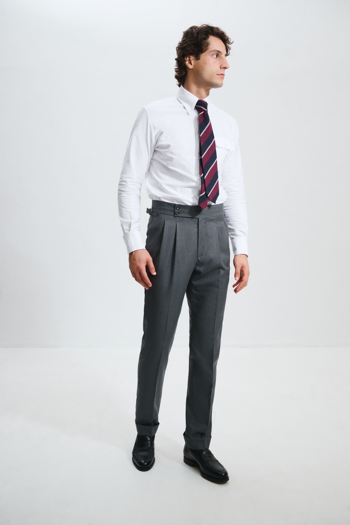 Pantalon Coupe Deux Pinces / Laine Super 120