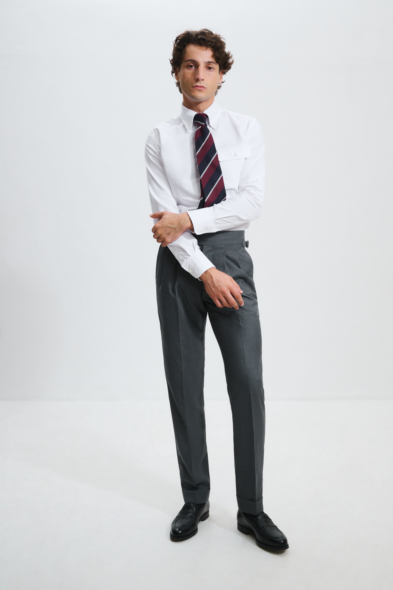 Pantalon Coupe Deux Pinces / Laine Super 120