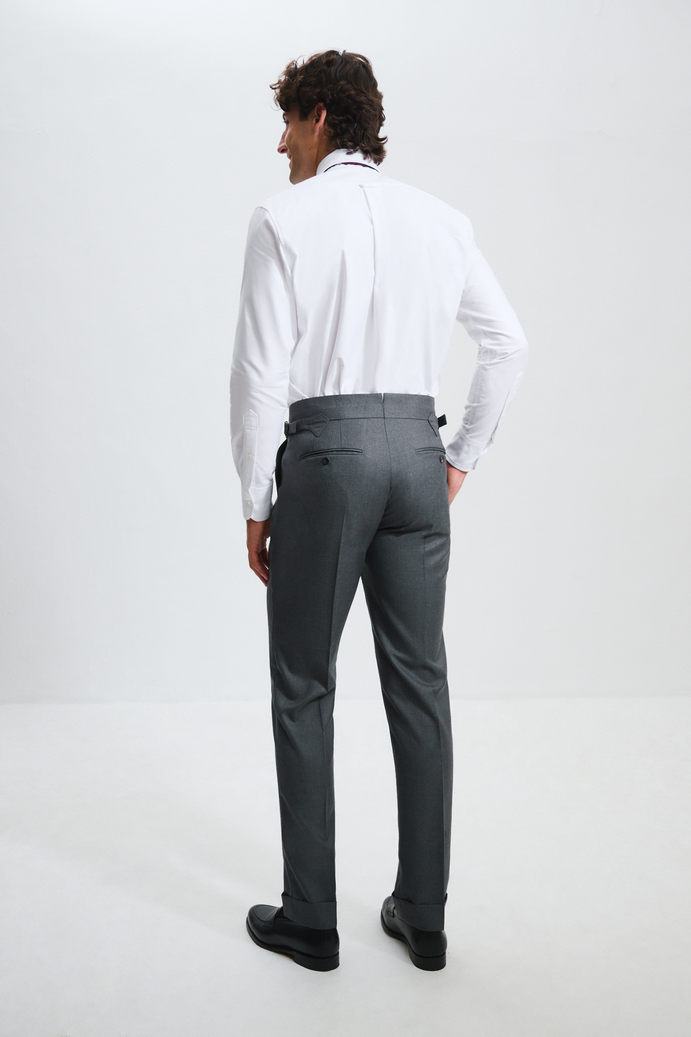 Pantalon Coupe Deux Pinces / Laine Super 120