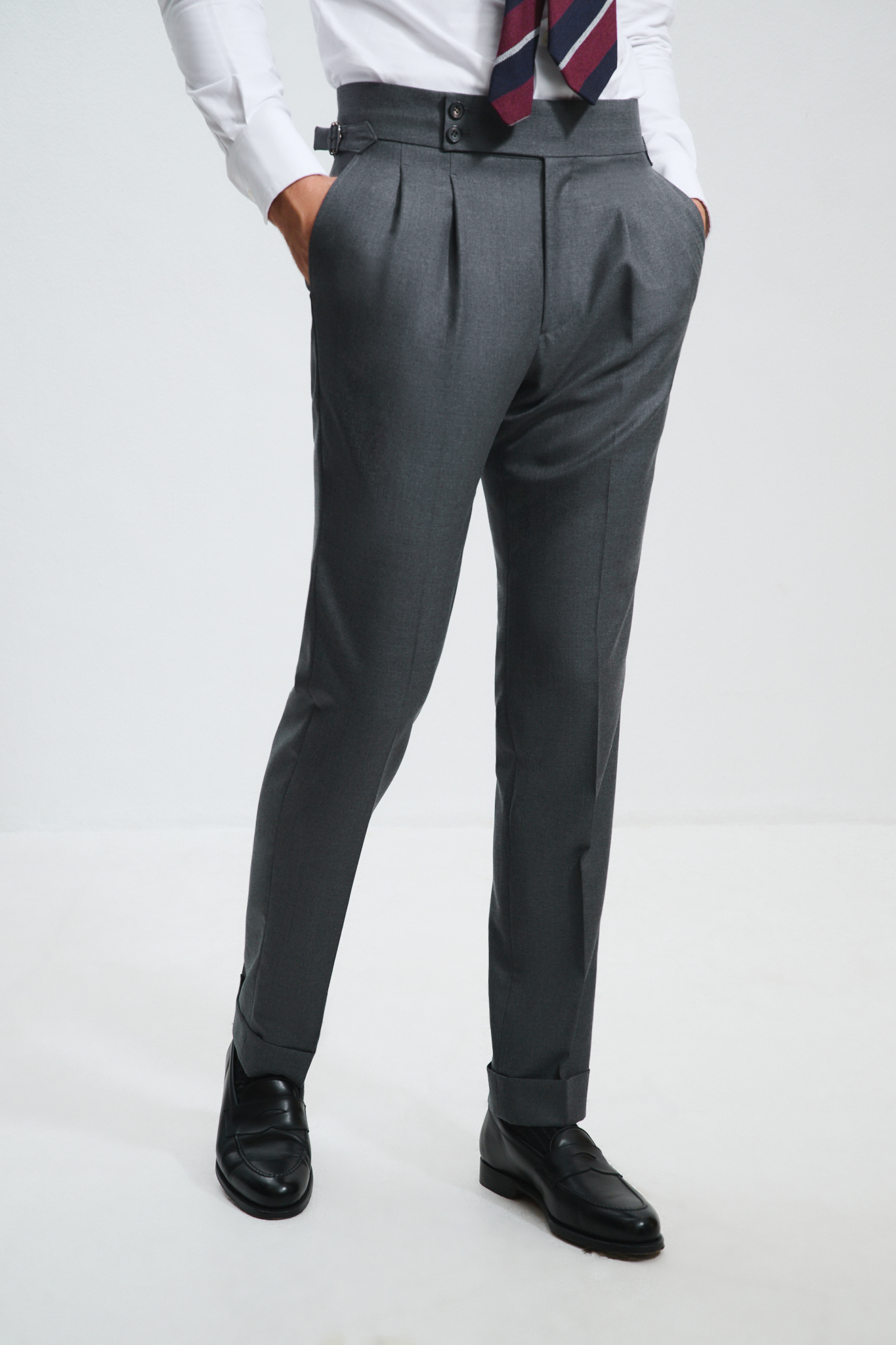 Pantalon Coupe Deux Pinces / Laine Super 120
