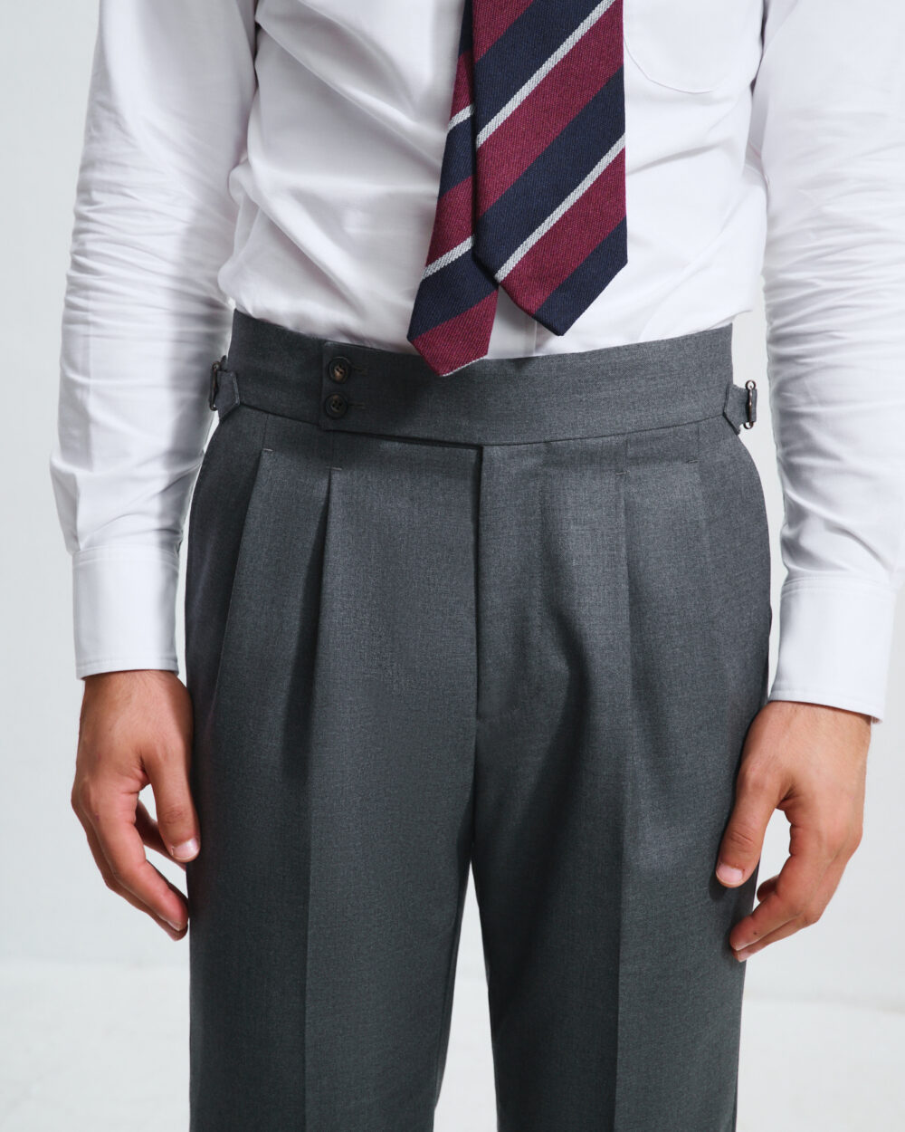 Pantalon Coupe Deux Pinces / Laine Super 120