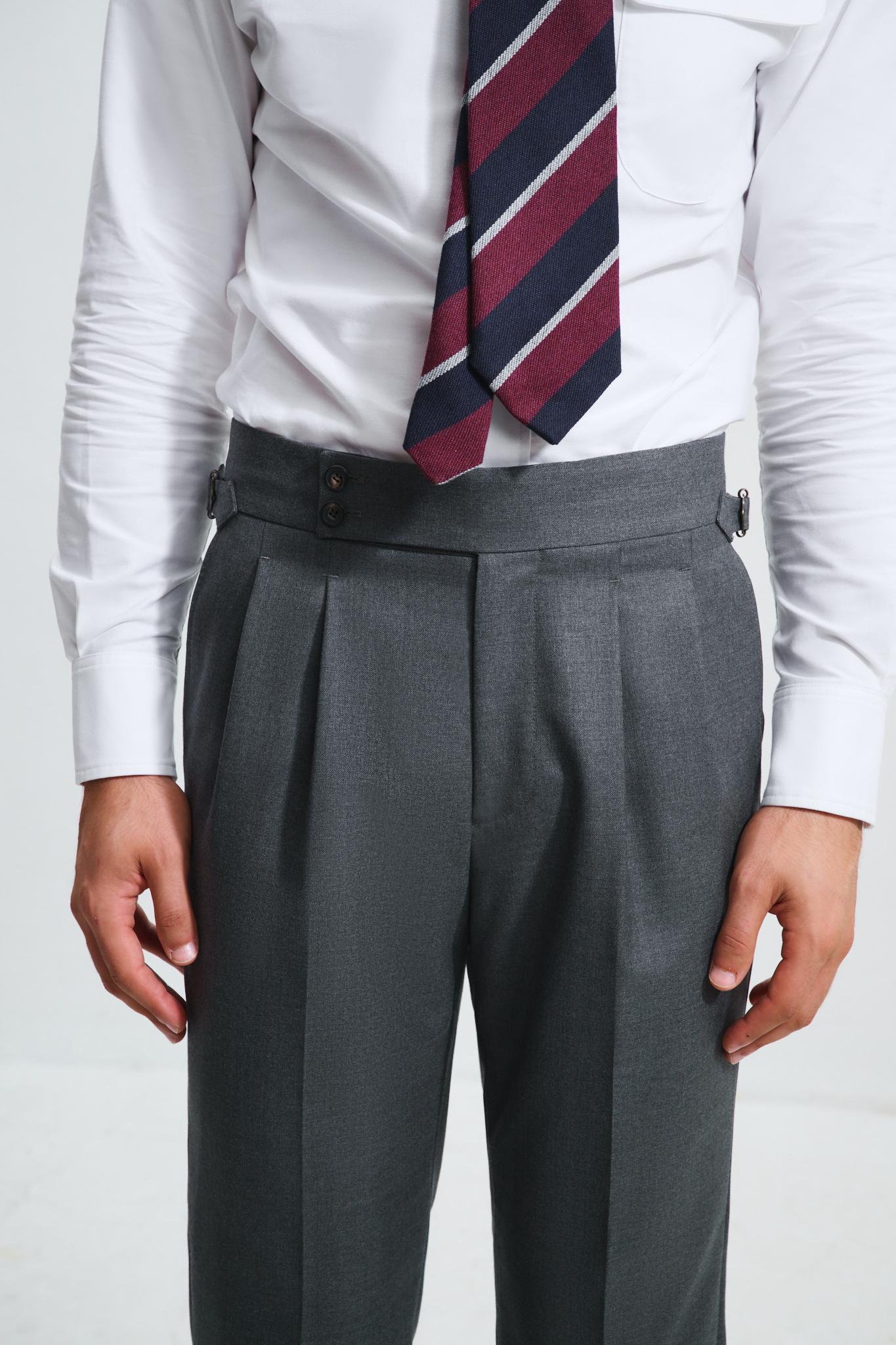 Pantalon Coupe Deux Pinces / Laine Super 120