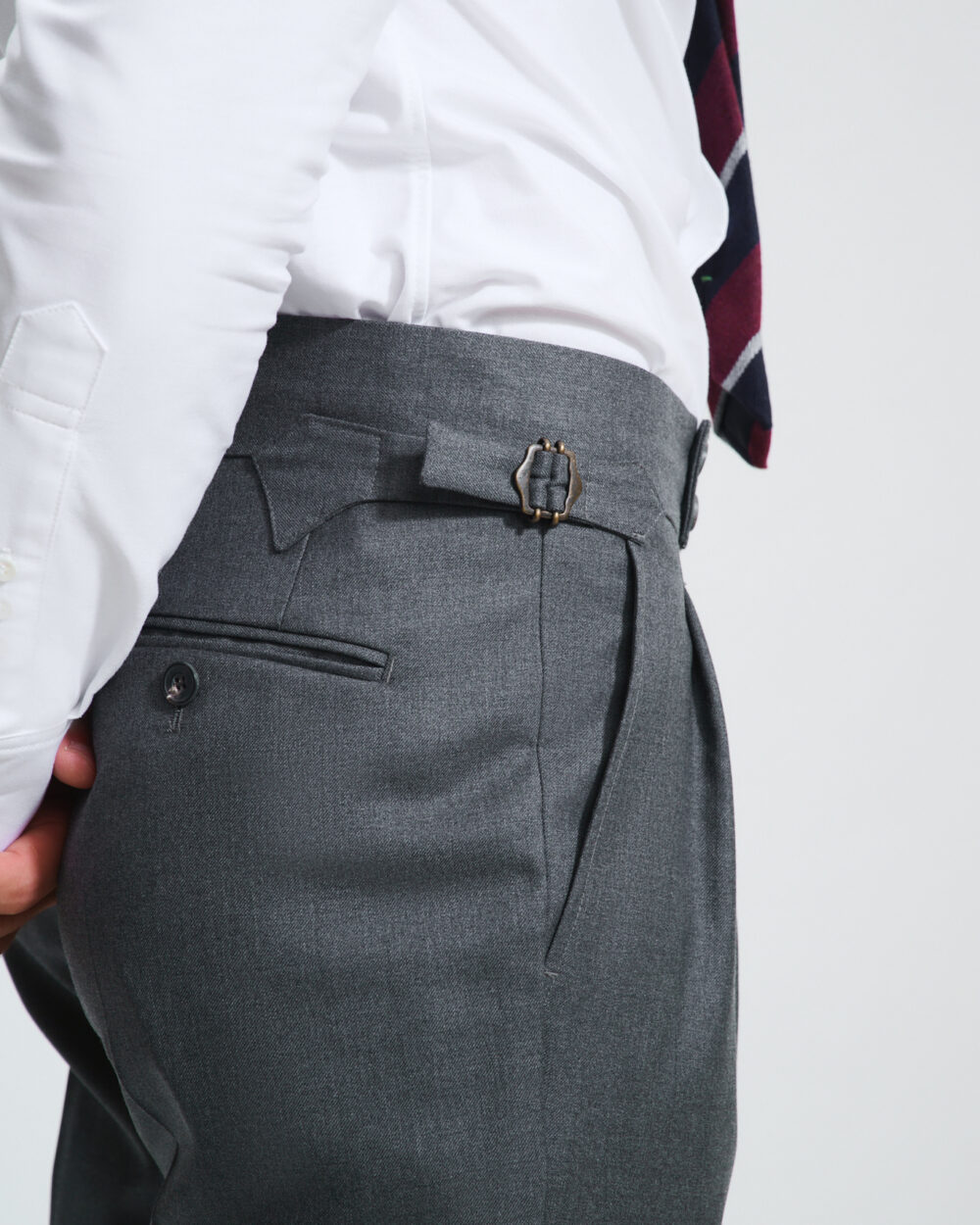 Pantalon Coupe Deux Pinces / Laine Super 120