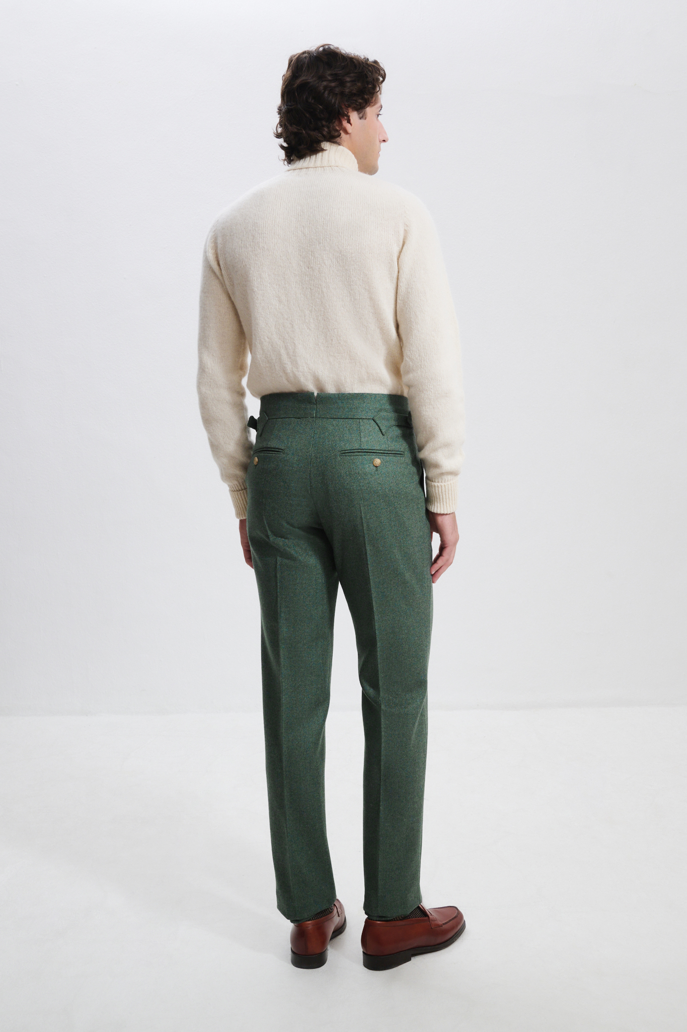 Pantalon Coupe Deux Pinces / Tweed