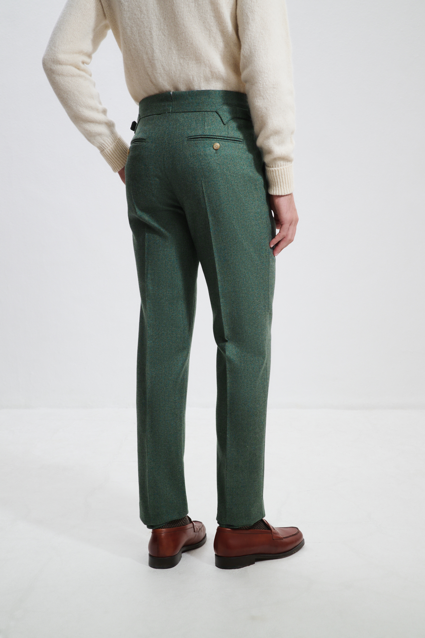 Pantalon Coupe Deux Pinces / Tweed