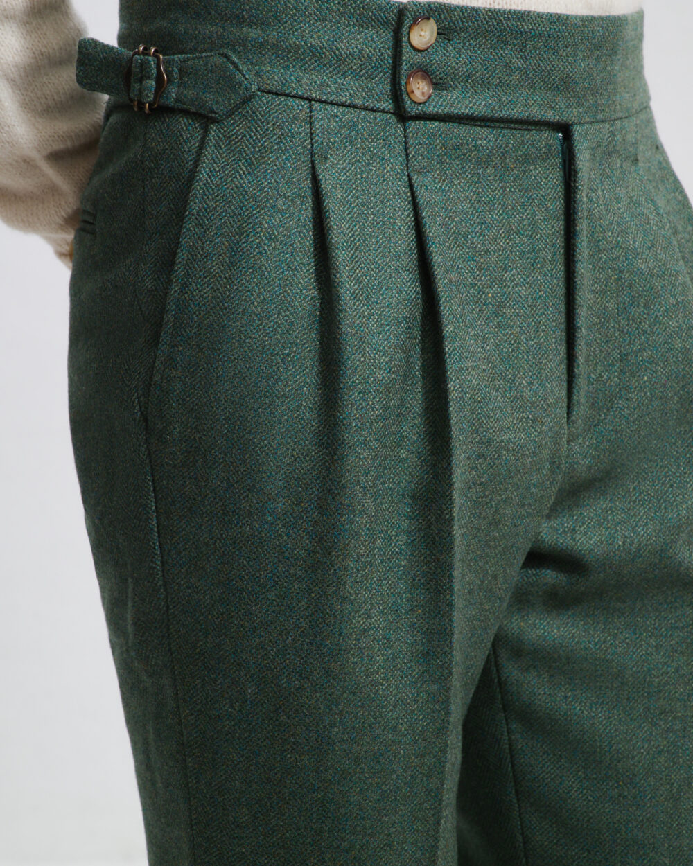 Pantalon Coupe Deux Pinces / Tweed