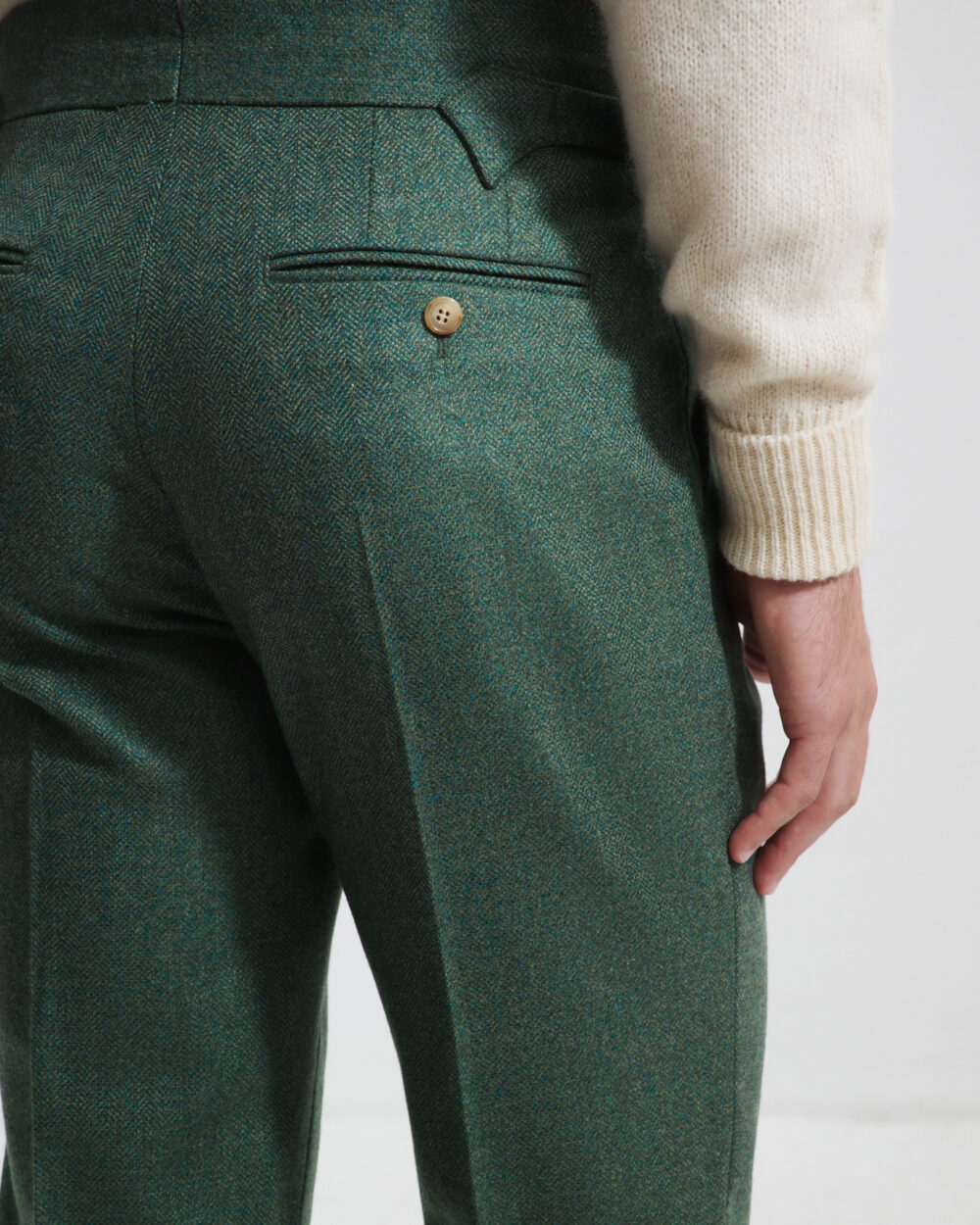 Pantalon Coupe Deux Pinces / Tweed