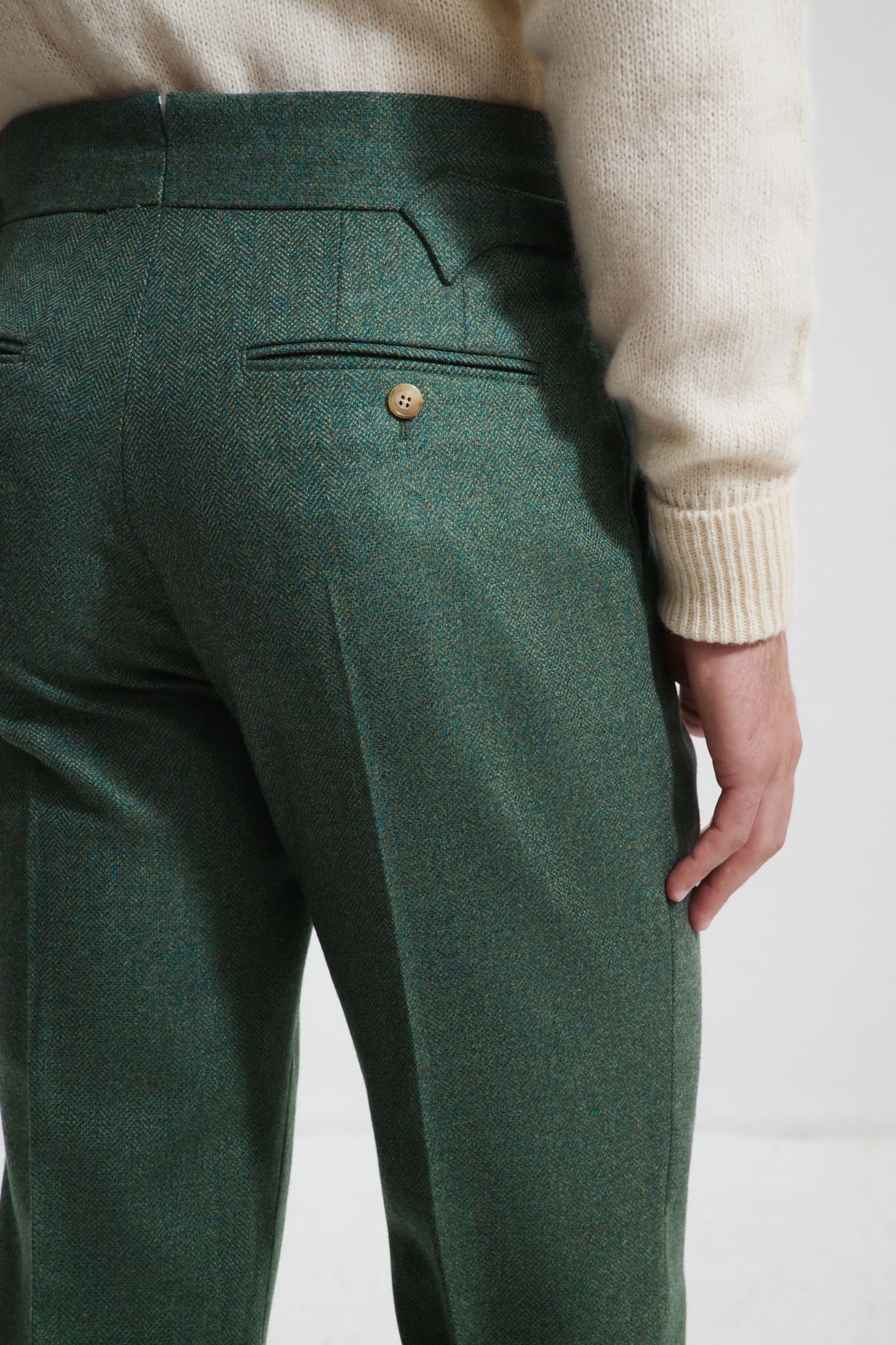 Pantalon Coupe Deux Pinces / Tweed
