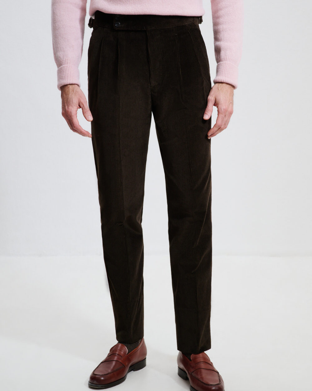 Pantalon Coupe Deux Pinces / Velours côtelé