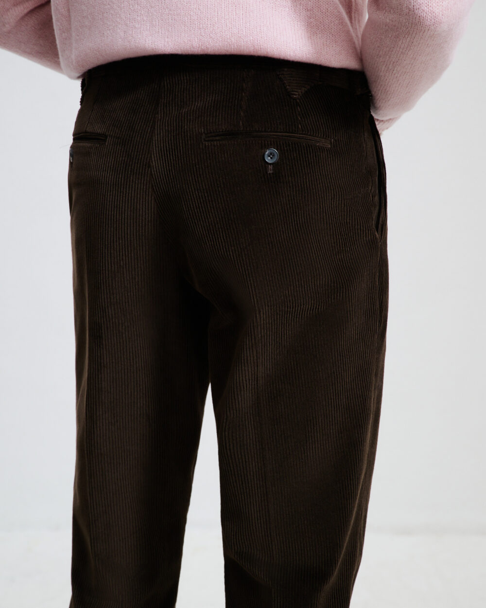Pantalon Coupe Deux Pinces / Velours côtelé