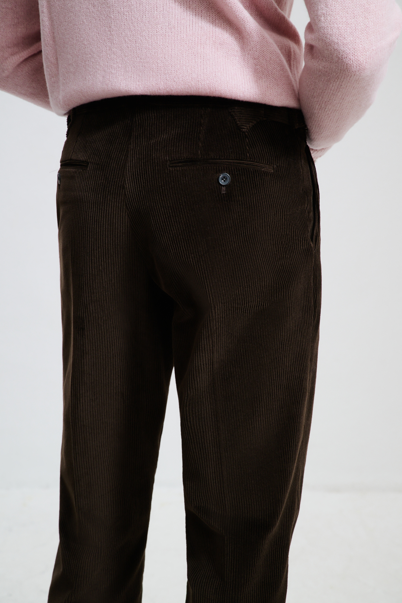 Pantalon Coupe Deux Pinces / Velours côtelé
