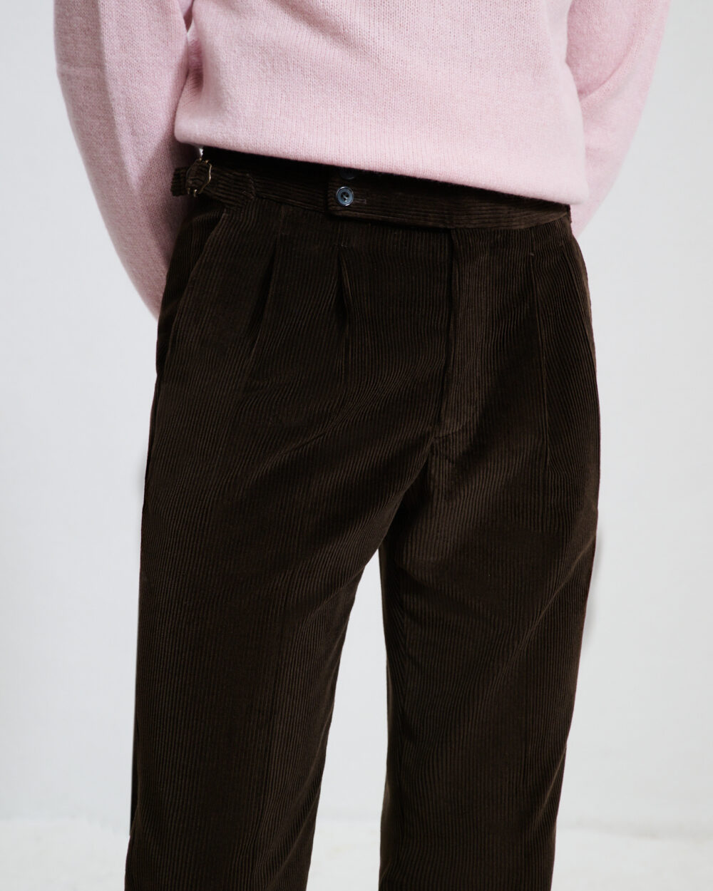 Pantalon Coupe Deux Pinces / Velours côtelé