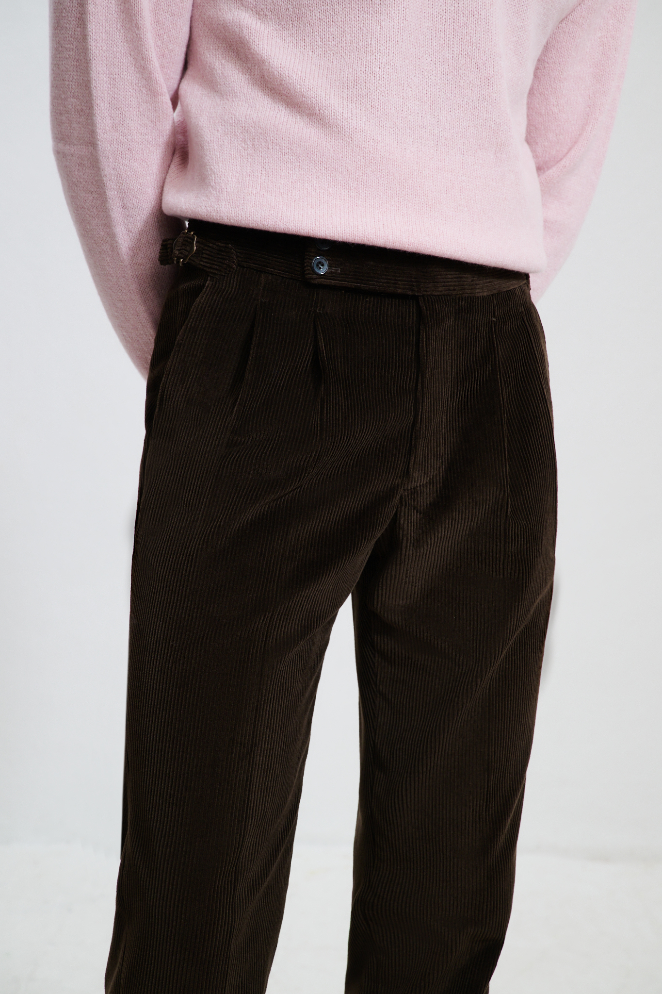 Pantalon Coupe Deux Pinces / Velours côtelé