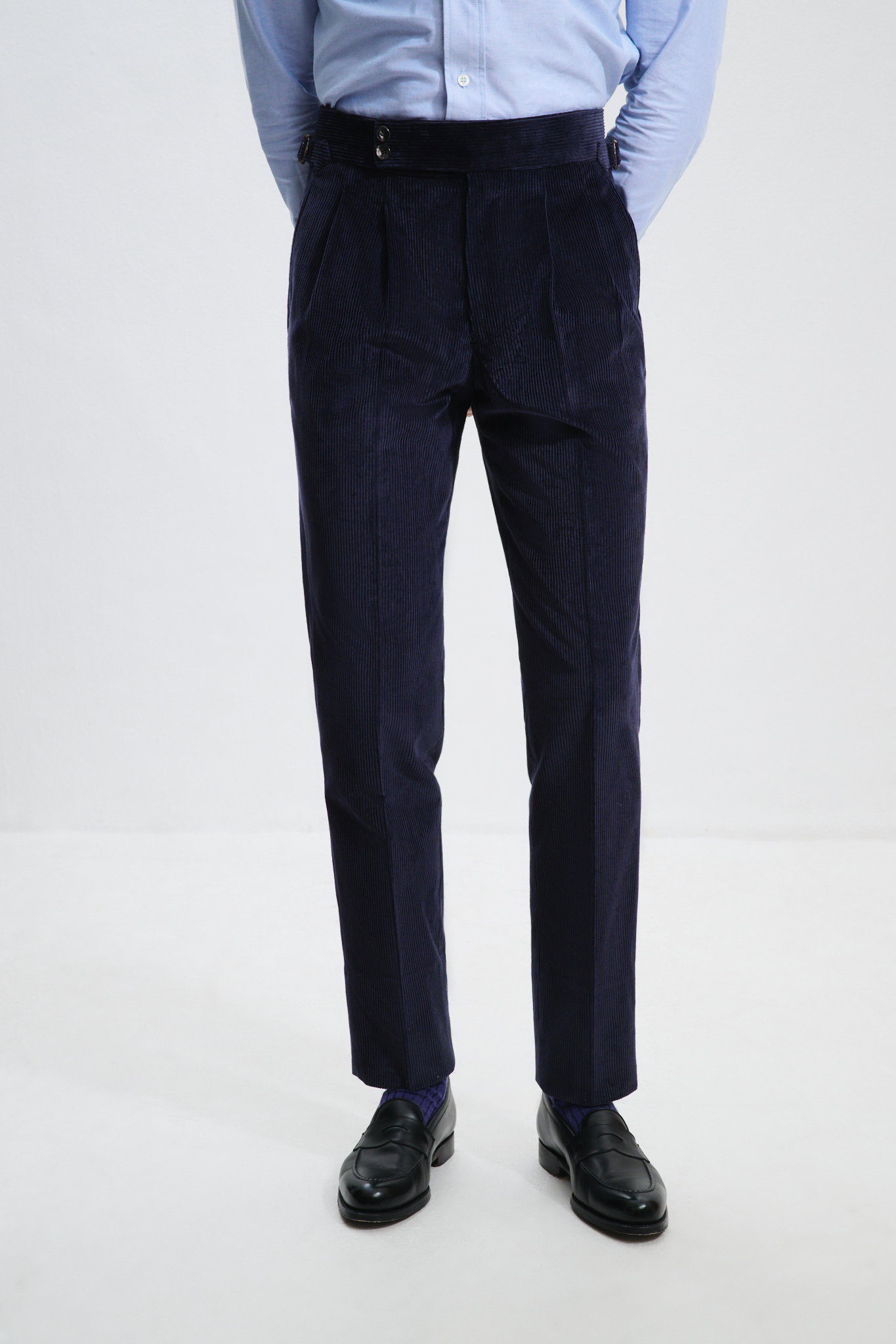 Pantalon Coupe Deux Pinces / Velours côtelé