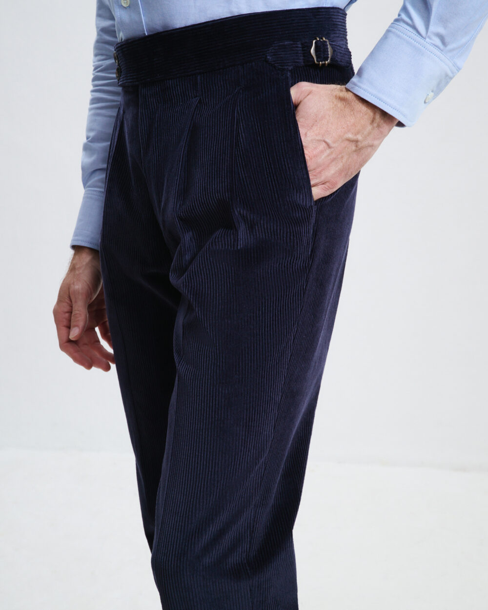 Pantalon Coupe Deux Pinces / Velours côtelé