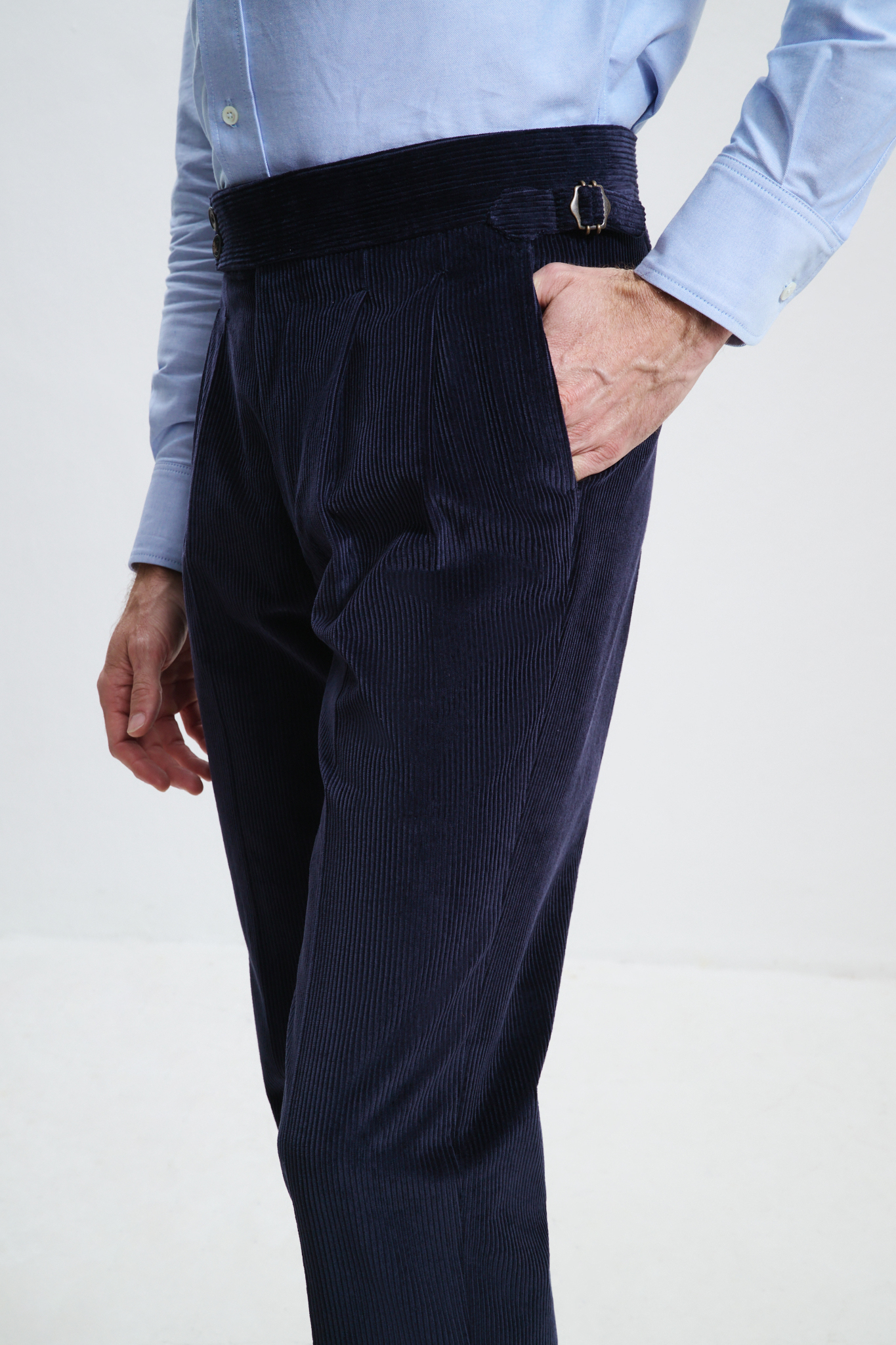 Pantalon Coupe Deux Pinces / Velours côtelé