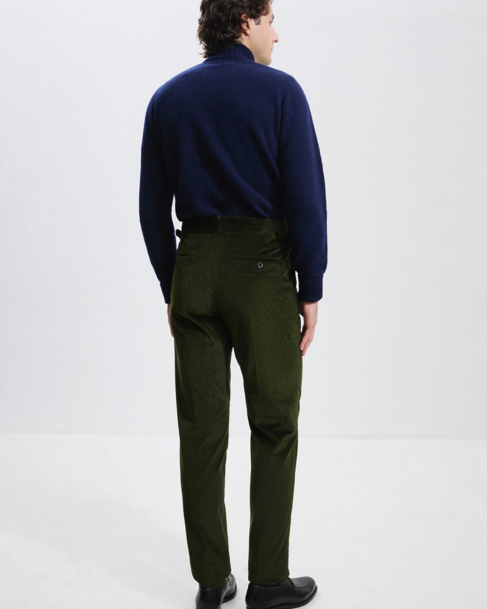 Pantalon Coupe Deux Pinces / Velours côtelé
