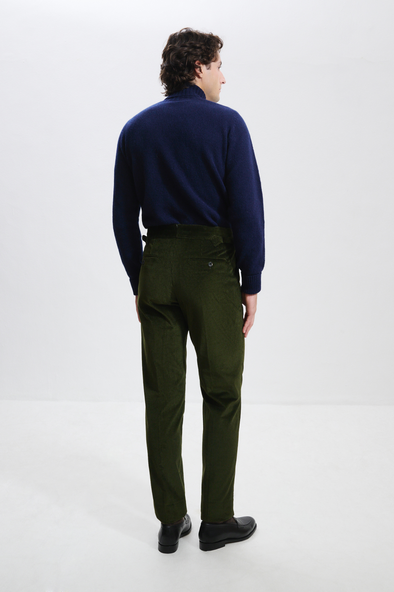 Pantalon Coupe Deux Pinces / Velours côtelé