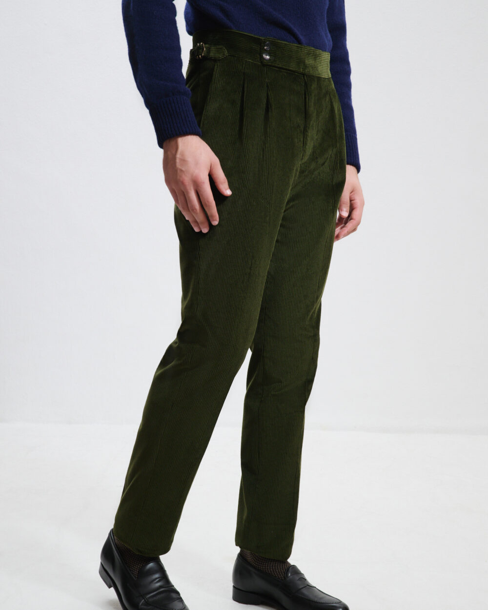 Pantalon Coupe Deux Pinces / Velours côtelé