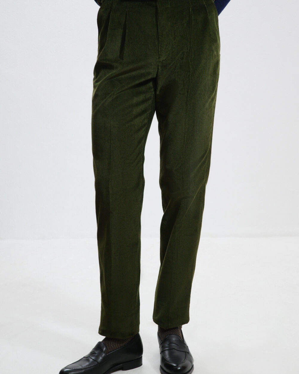 Pantalon Coupe Deux Pinces / Velours côtelé
