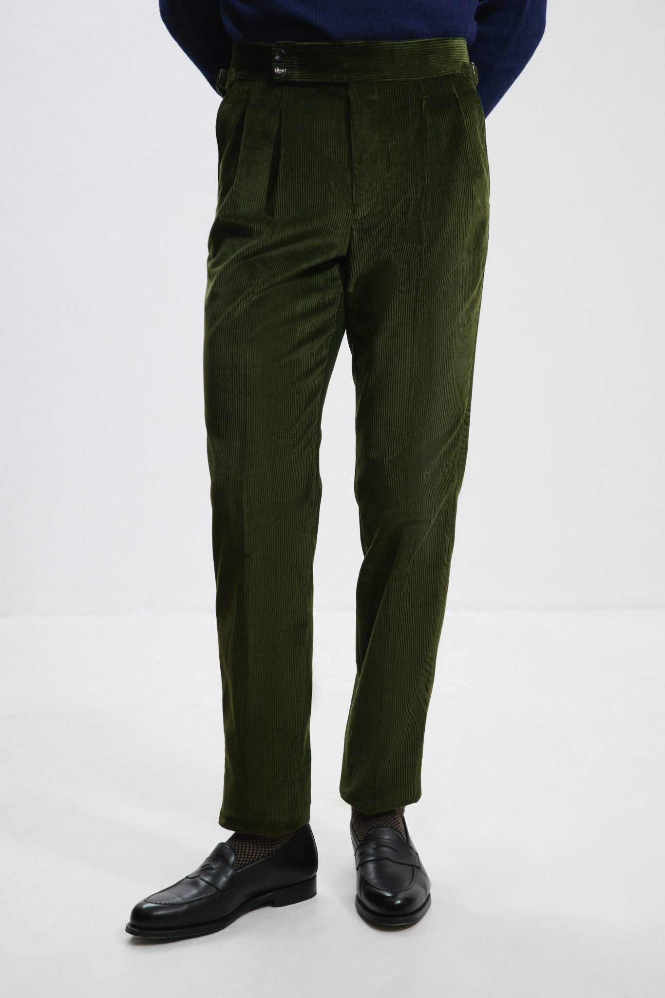 Pantalon Coupe Deux Pinces / Velours côtelé