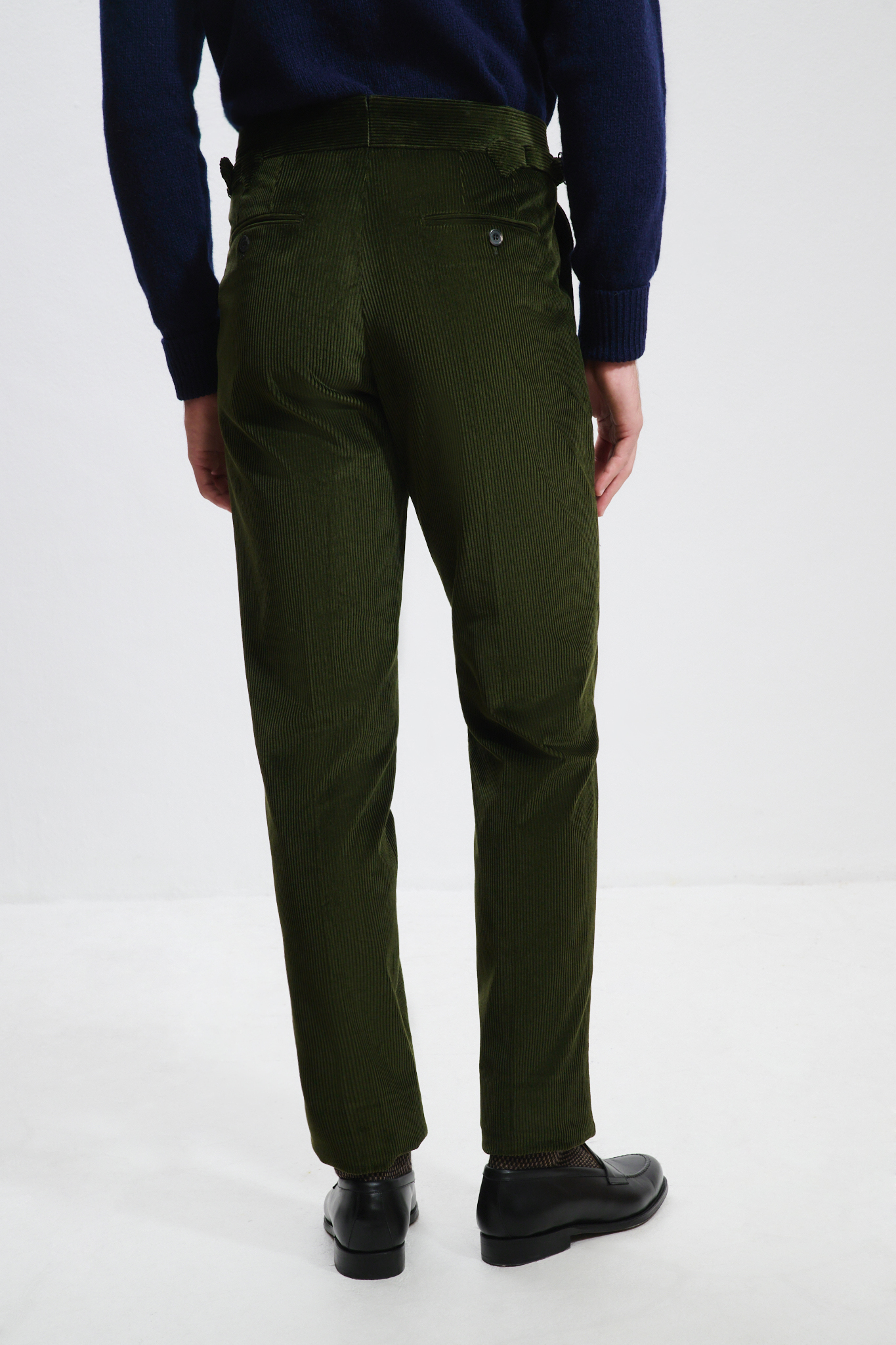 Pantalon Coupe Deux Pinces / Velours côtelé