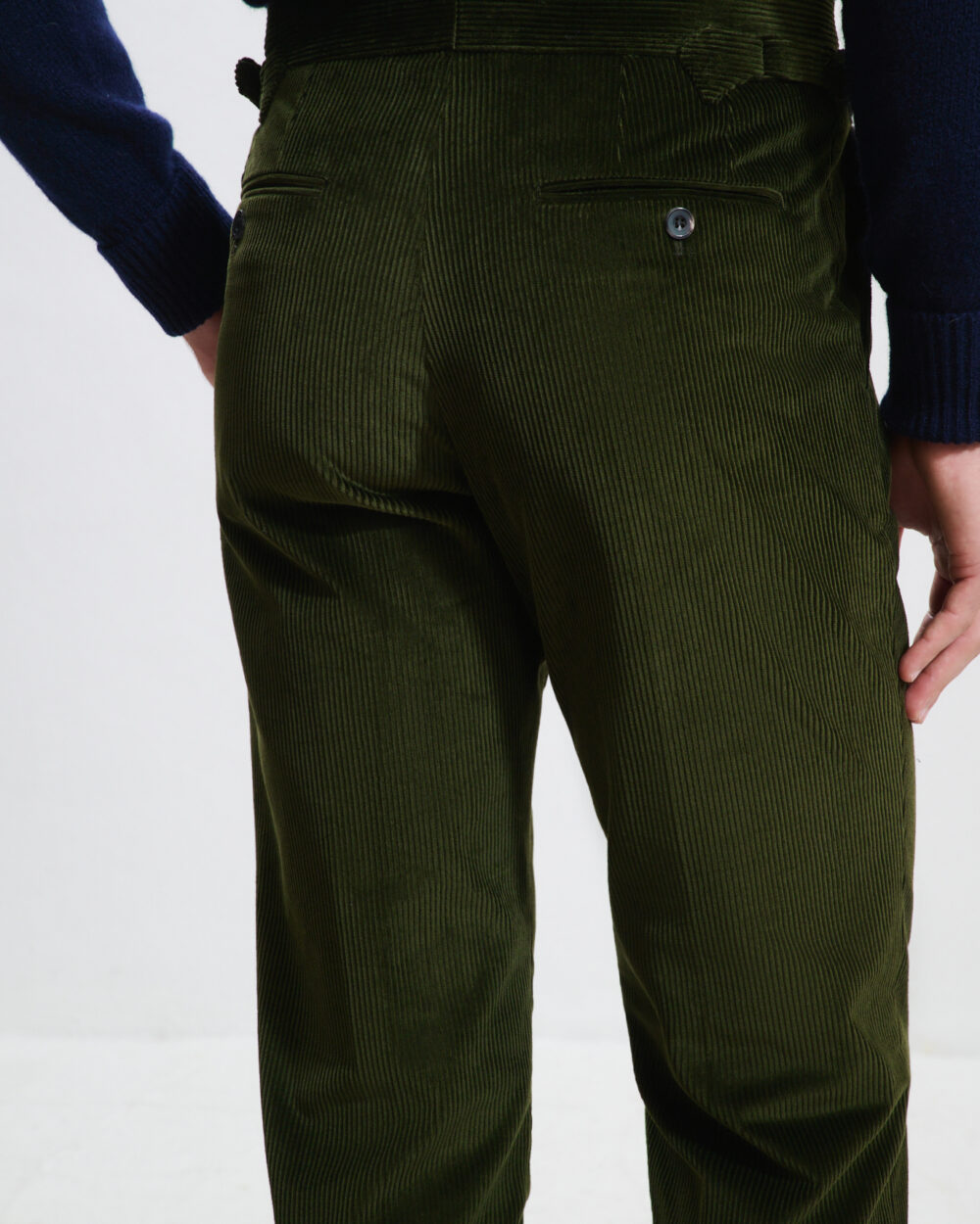 Pantalon Coupe Deux Pinces / Velours côtelé