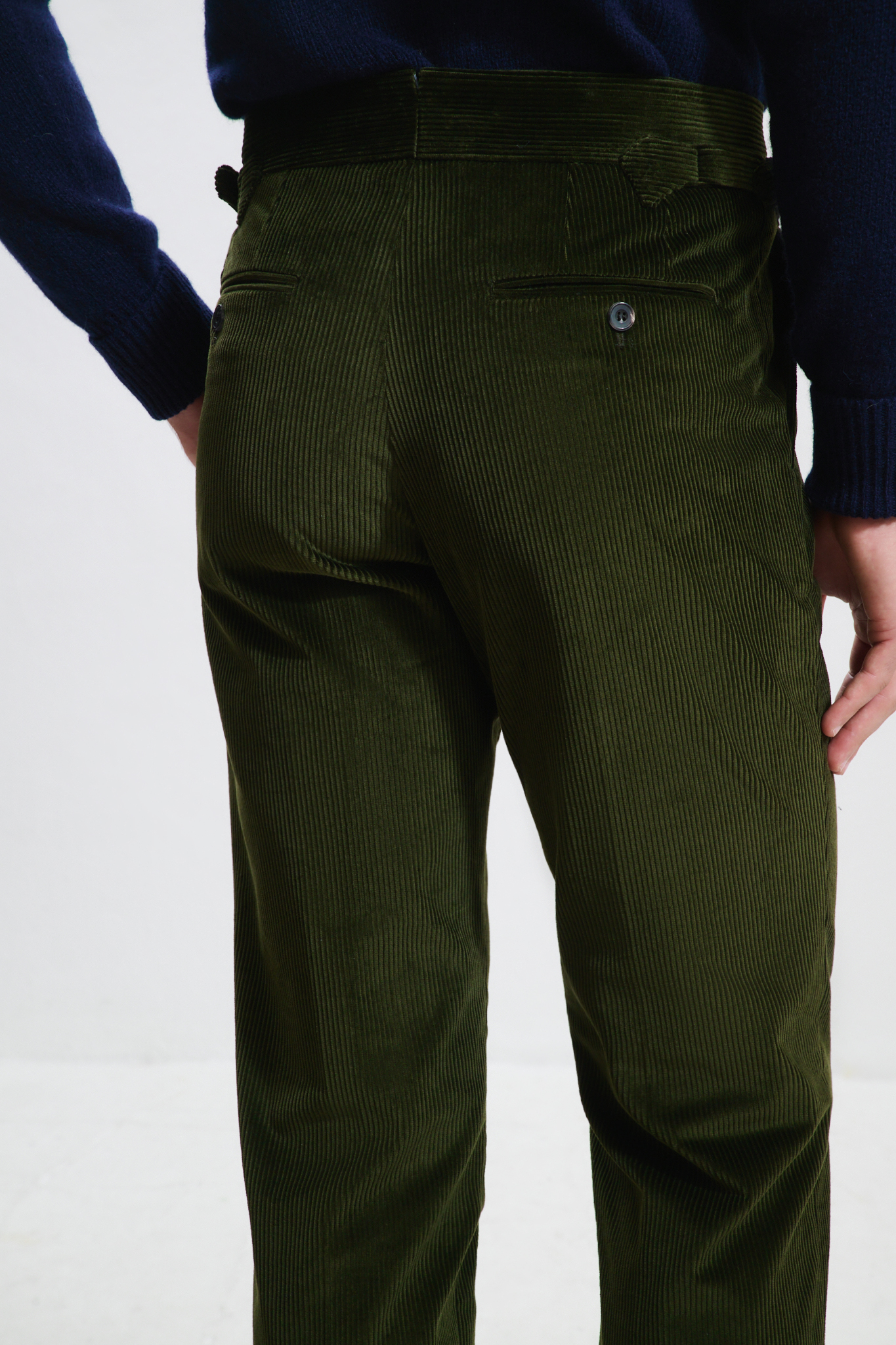 Pantalon Coupe Deux Pinces / Velours côtelé
