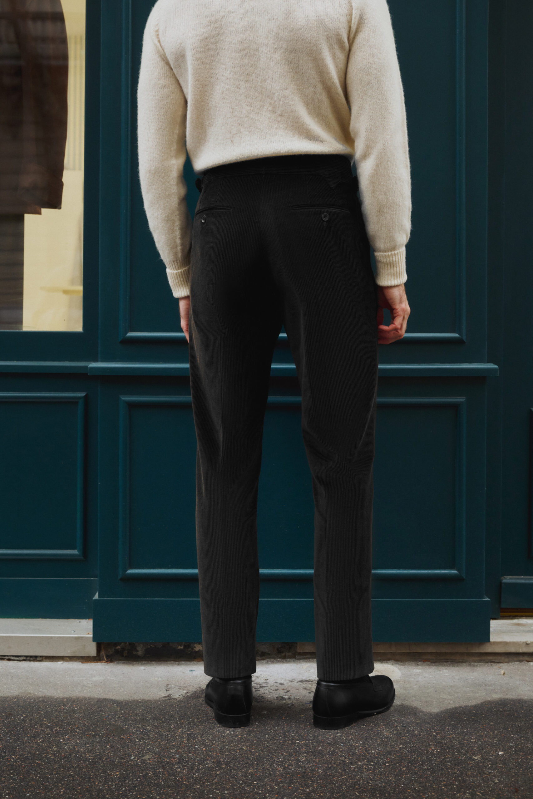 Pantalon Coupe Deux Pinces / Velours côtelé