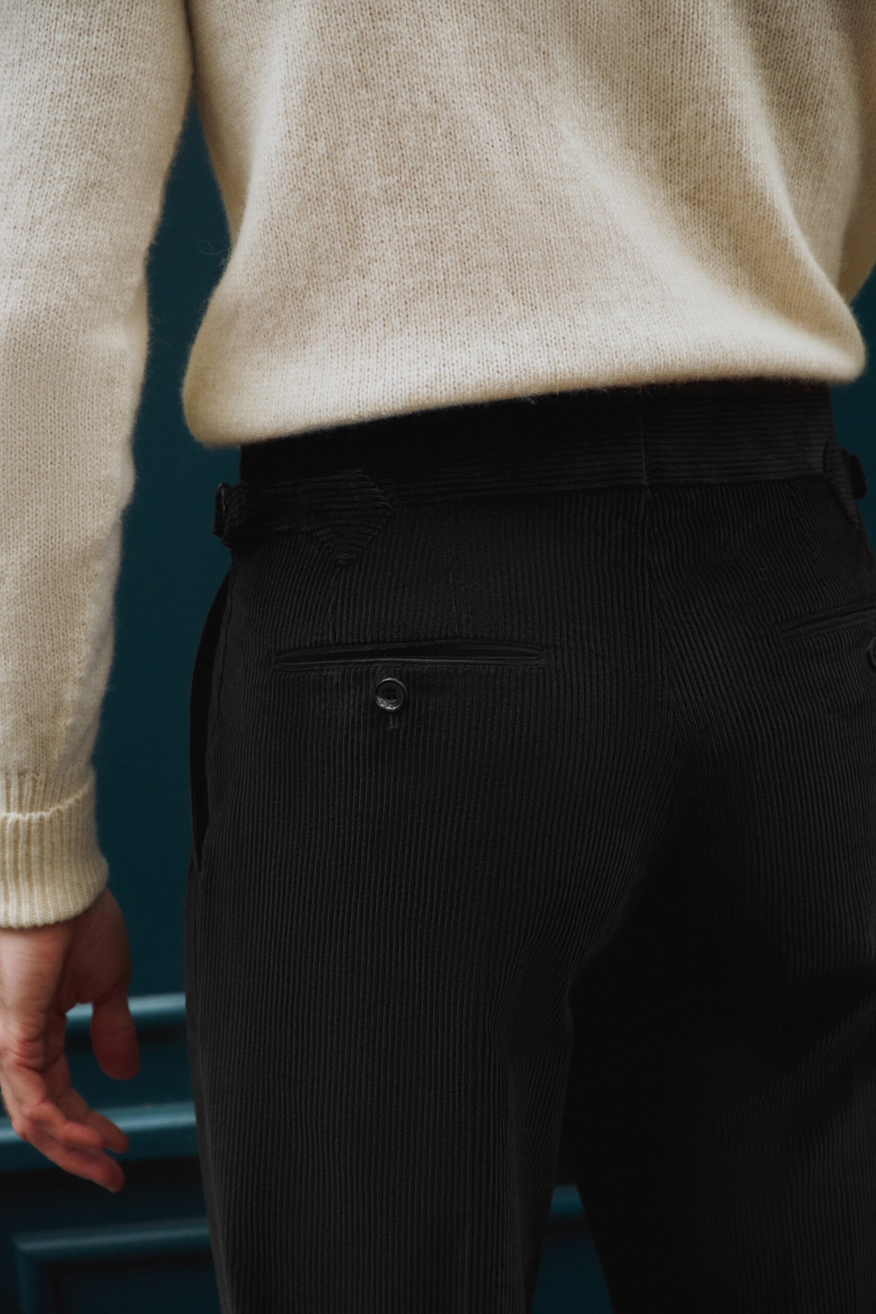 Pantalon Coupe Deux Pinces / Velours côtelé