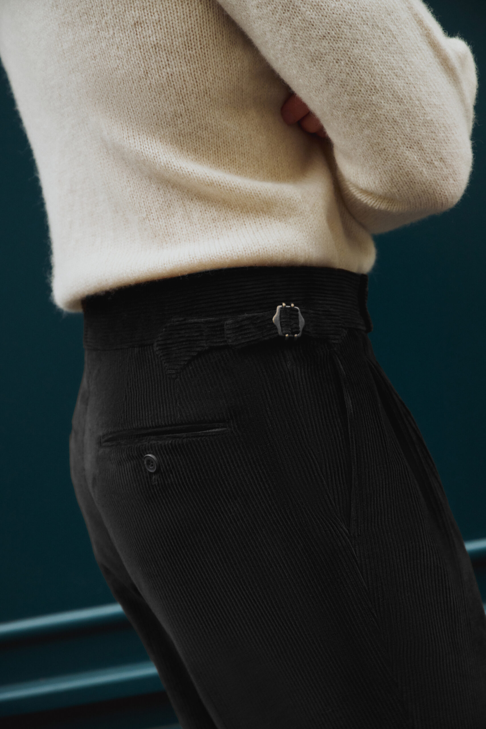 Pantalon Coupe Deux Pinces / Velours côtelé