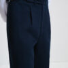 Single Pleat Trousers / Cotton Chino