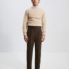 Single-Pleat Trousers / Chino Cotton