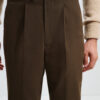 Single-Pleat Trousers / Chino Cotton