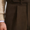 Single-Pleat Trousers / Chino Cotton