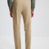 Single Pleat Trousers / Cotton Chino