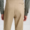 Single Pleat Trousers / Cotton Chino