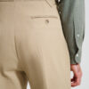 Single Pleat Trousers / Cotton Chino