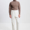 Single-Pleat Trousers / Cotton Chino