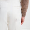 Single-Pleat Trousers / Cotton Chino